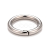 Non-Tarnish 304 Stainless Steel Spring Gate Rings STAS-M296-01P-E-2
