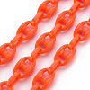 Handmade Opaque Acrylic Coffee Bean Chains CHAC-ZX0001-01F-1
