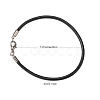 Cowhide Leather Cord Bracelet Making AJEW-JB00016-03-3
