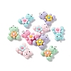 Opaque Resin Pendants X-RESI-G046-03P-1