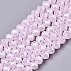Electroplate Glass Beads Strands EGLA-A034-J3mm-A03-1