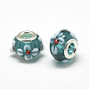 Handmade Lampwork European Beads X-LAMP-Q029-03H-2