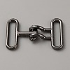 Alloy Snap Lock Clasps PALLOY-WH0107-01A-B-1