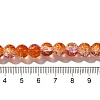 Crackle Glass Beads Strands CCG-C002-8mm-05-4