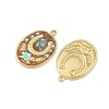 304 Stainless Steel Enamel Pendants STAS-C158-04G-03-2