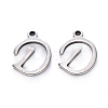 Tarnish Resistant 201 Stainless Steel Charms STAS-R105-D-1