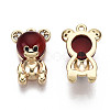 Brass Micro Pave Cubic Zirconia Charms LS-KK-N231-148-NF-2