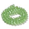 Electroplate Glass Beads Strands X-EGLA-A035-J10mm-A01-2