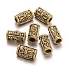Barrel Tibetan Style Beads GAB813-1