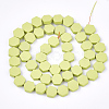 Spray Painted Non-magnetic Synthetic Hematite Beads Strands G-T116-03C-06-2