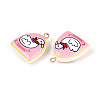 Printed Acrylic Pendants OACR-T030-43B-2