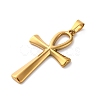 Ion Plating(IP) 304 Stainless Steel Pendants STAS-L216-41G-01-2