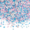Snowflake Theme Handmade Polymer Clay Sprinkles Mix CLAY-SC0001-96-1