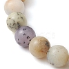 Natural Opal Round Beaded Stretch Bracelets BJEW-TA00474-3