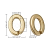 Opaque Spray Painted Acrylic Linking Rings LS-OACR-S021-27A-B01-3