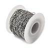 304 Stainless Steel Oval Link Chains CHS-B015-12P-3