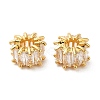 Rack Plating Brass Micro Pave Cubic Zirconia Beads KK-Q795-02-2