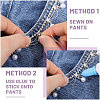 Glass Rhinestone Cup Chains CH-WH0014-01S-4
