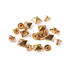 Brass Rivet Studs KK-WH0033-25G-2