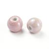 Glazed Porcelain Beads PORC-D001-14mm-08-2