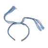 Braided Cotton Cord Bracelet Making MAK-L043-02G-04-1