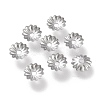Non-Tarnish 304 Stainless Steel Bead Caps STAS-K194-06P-01-1