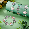 PandaHall Elite 10Pcs Flower Connector Bracelet Making AJEW-PH0003-85-2