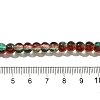 Crackle Glass Beads Strands CCG-C002-6mm-04-4