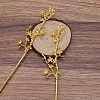 Alloy Hair Stick Findings X-OHAR-PW0001-341G-1