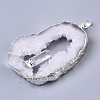 Natural Druzy Agate Big Pendants G-R458-05B-2