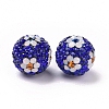 Polymer Clay Rhinestone Beads RB-L029-03D-2