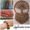 100Pcs Wood Beads WOOD-SP0001-60-5