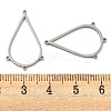 Non-Tarnish 304 Stainless Steel Chandelier Component Links STAS-B056-07P-02-3