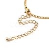 304 Stainless Steel Curb Chain Bracelet Makings AJEW-JB00995-4