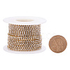 Brass Rhinestone Strass Chains CHC-T001-SS6-01C-5