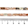 Electroplate Glass Beads Strands EGLA-D030-07B-4