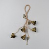 Iron Bell Wind Chime HJEW-WH20023-005AB-1
