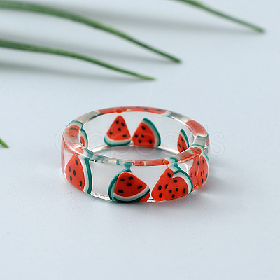 Transparent Resin Finger Rings for Women WG107A9-04-1