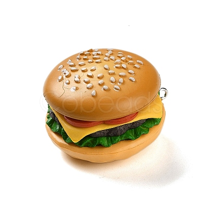 Resin Imitation Food Pendants RESI-Z025-01C-1