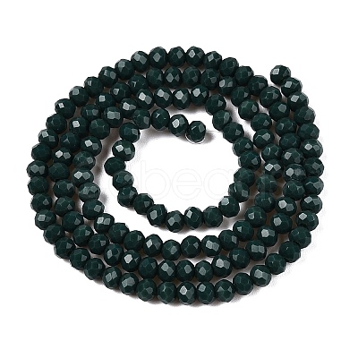 Opaque Solid Color Imitation Jade Glass Beads Strands LS-EGLA-A044-P3mm-D12-1