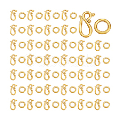 40 Sets Tibetan Style Hook and Eye Clasps FIND-PH0025-31-1