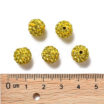 Pave Disco Ball Beads X1-RB-A130-10mm-17-1
