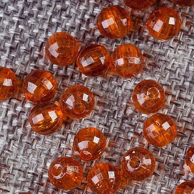Transparent Acrylic Beads TACR-NH0001-B-17-1