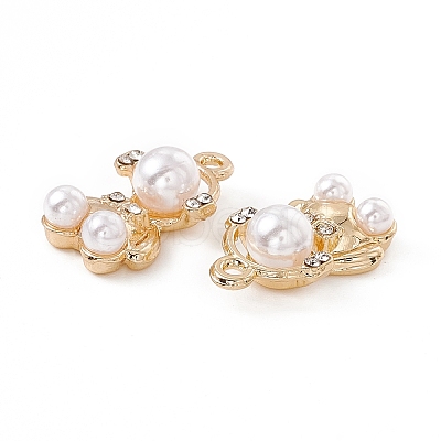 ABS Plastic Imitation Pearl Pendants PALLOY-K259-06G-1