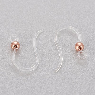 Eco-Friendly Plastic Earring Hooks STAS-K203-03RG-1