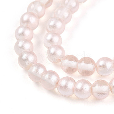 Baking Paint Transparent Glass Beads X1-DGLA-N011-6mm-03-1