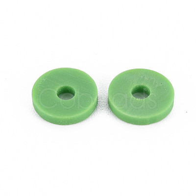 Handmade Polymer Clay Beads Strands CLAY-R089-8mm-T003-1