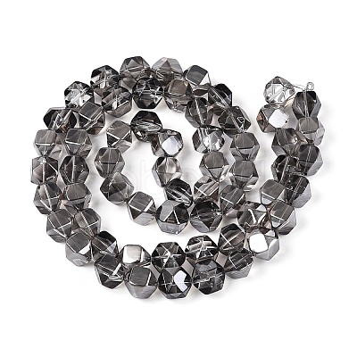 Electroplate Glass Beads Strands EGLA-T021-21J-1