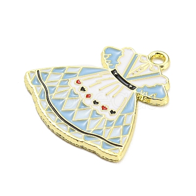 Alloy Enamel Pendants ENAM-K070-05A-G-1