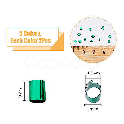 15882Pcs Plastic Tube Beads FIND-DC0006-26E-1